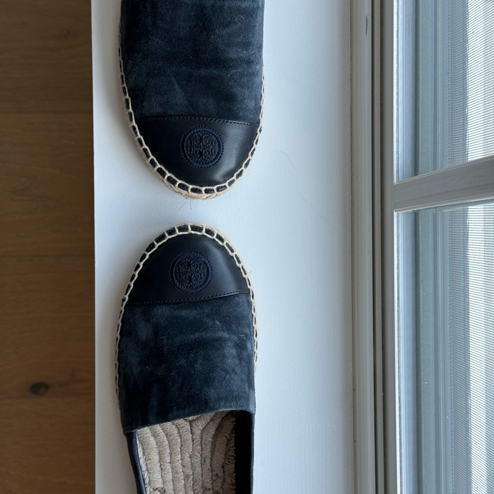 Tory Burch Navy Suede Espadrilles - image 3